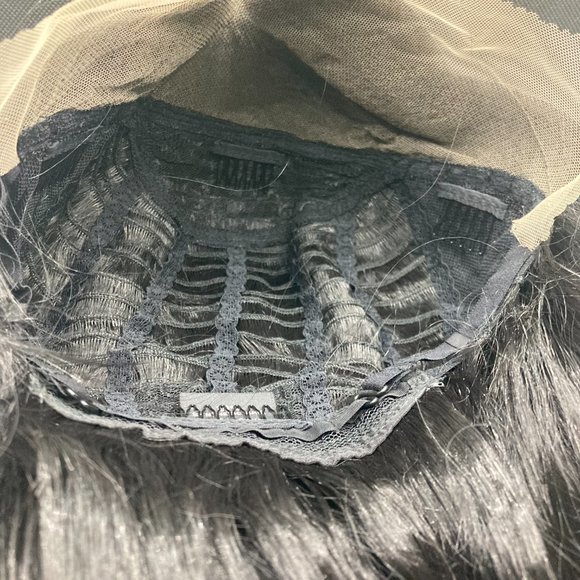 Long Black Wavy Lace Front Wig - Picture 7 of 7